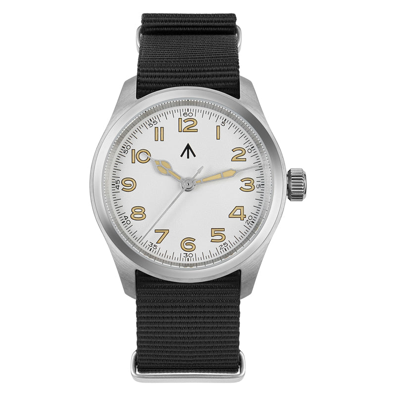 ★★US Stock★★ Militado VH31 38mm Sapphire Crystal Field Watch ML08 White Dial