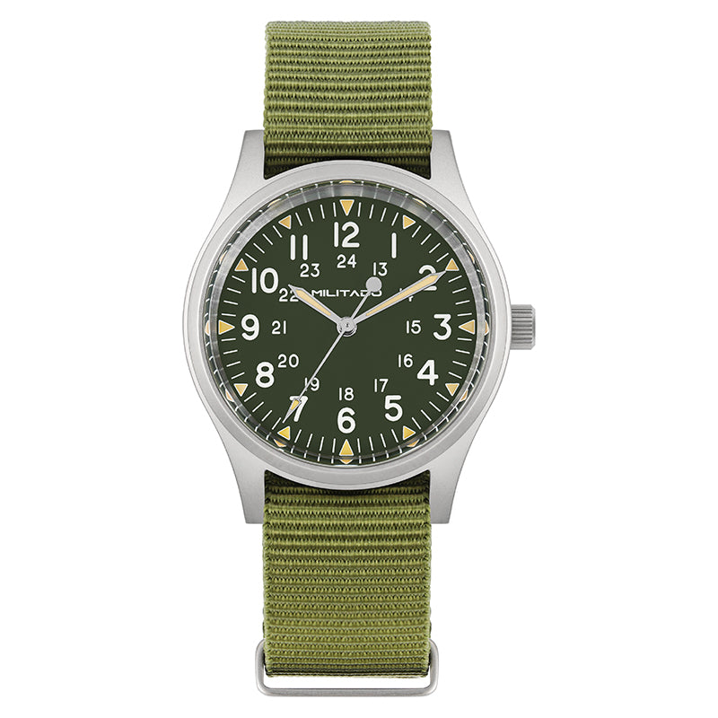 Militado 36mm Khaki Field Military Watch