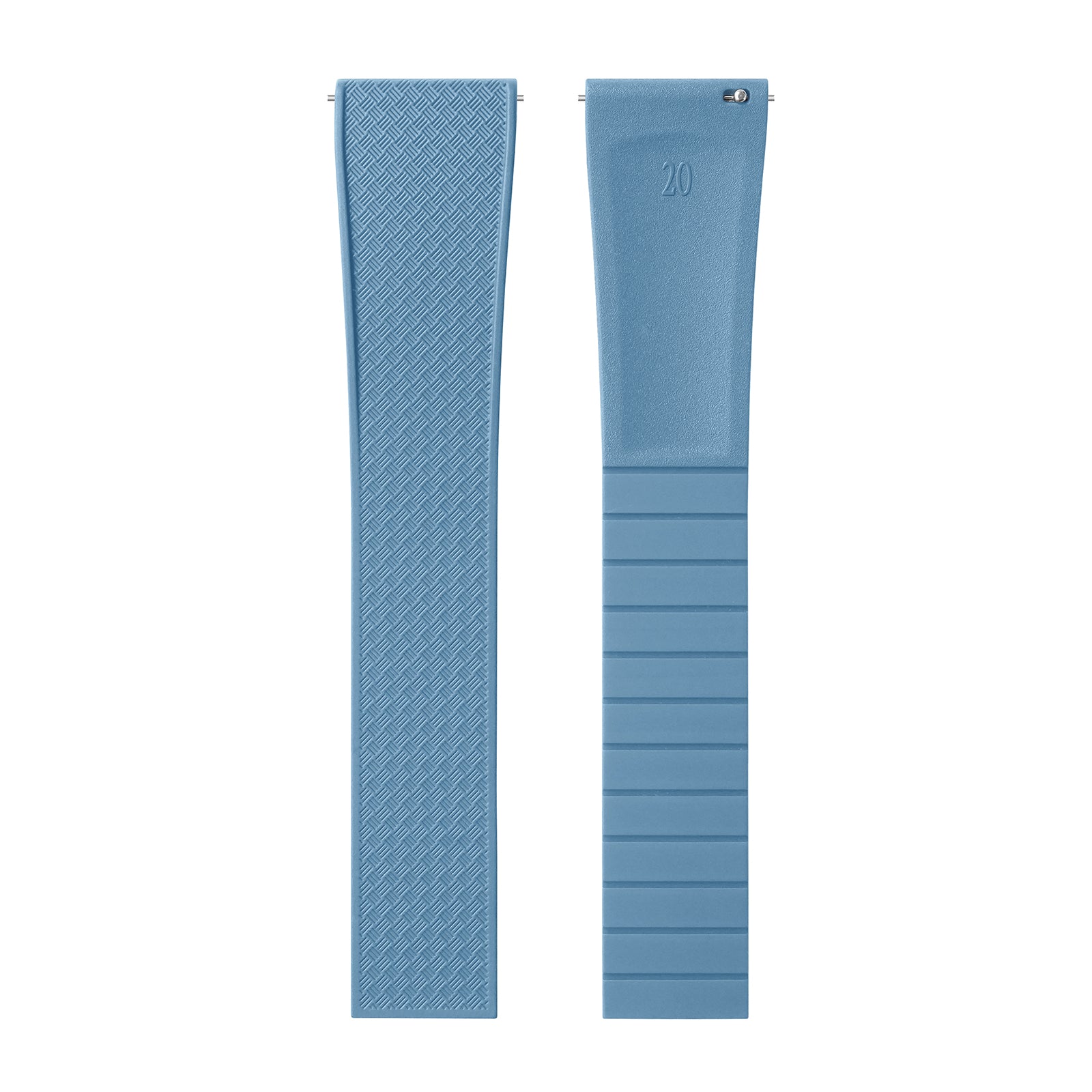 Premium-Grade FKM Rubber Watchband Cut-To-Size Rubber Strap 20mm 22mm