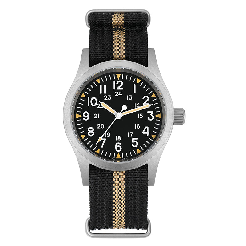 ★SuperOfertas ★Militado 38mm Reloj militar de campo con cristal de zafiro ML05