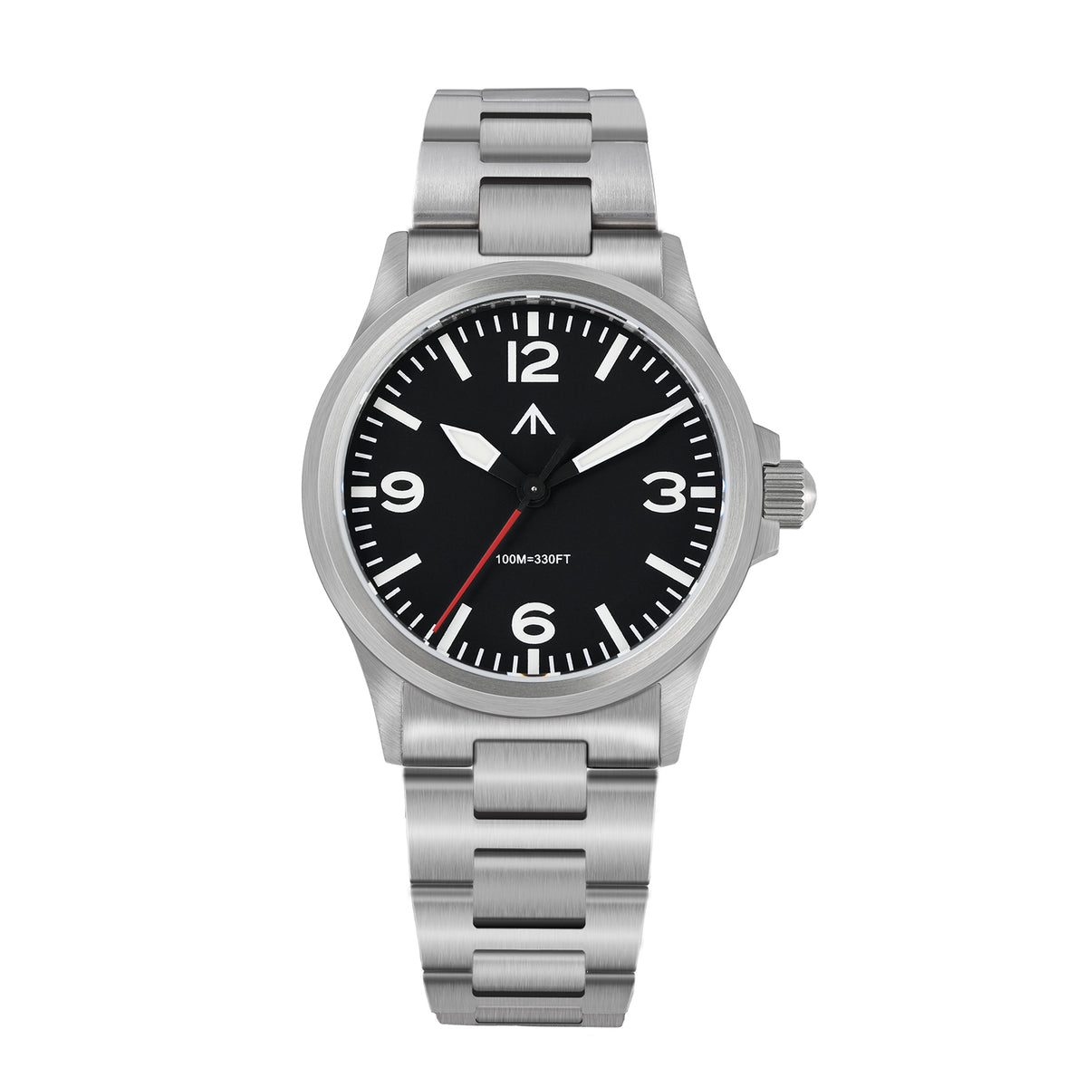 Militado 36mm Field Watch VH31 Sweeping Movt Men Watch ML18