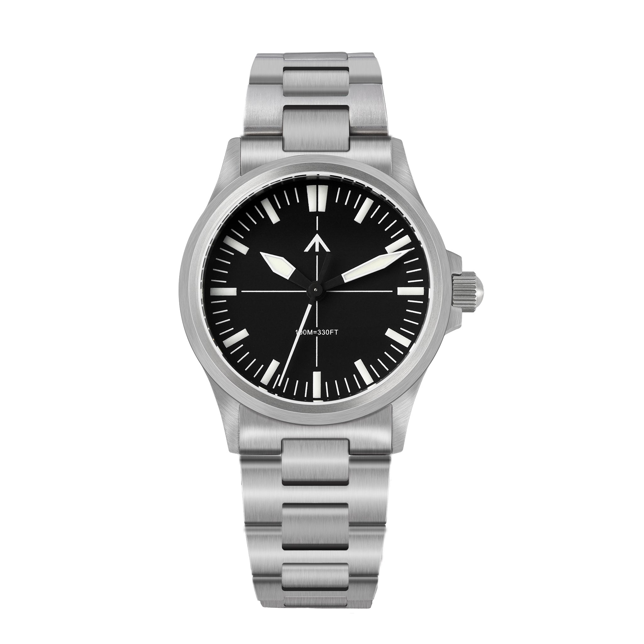 Militado 36mm Field Watch VH31 Sweeping Movt Men Watch ML18