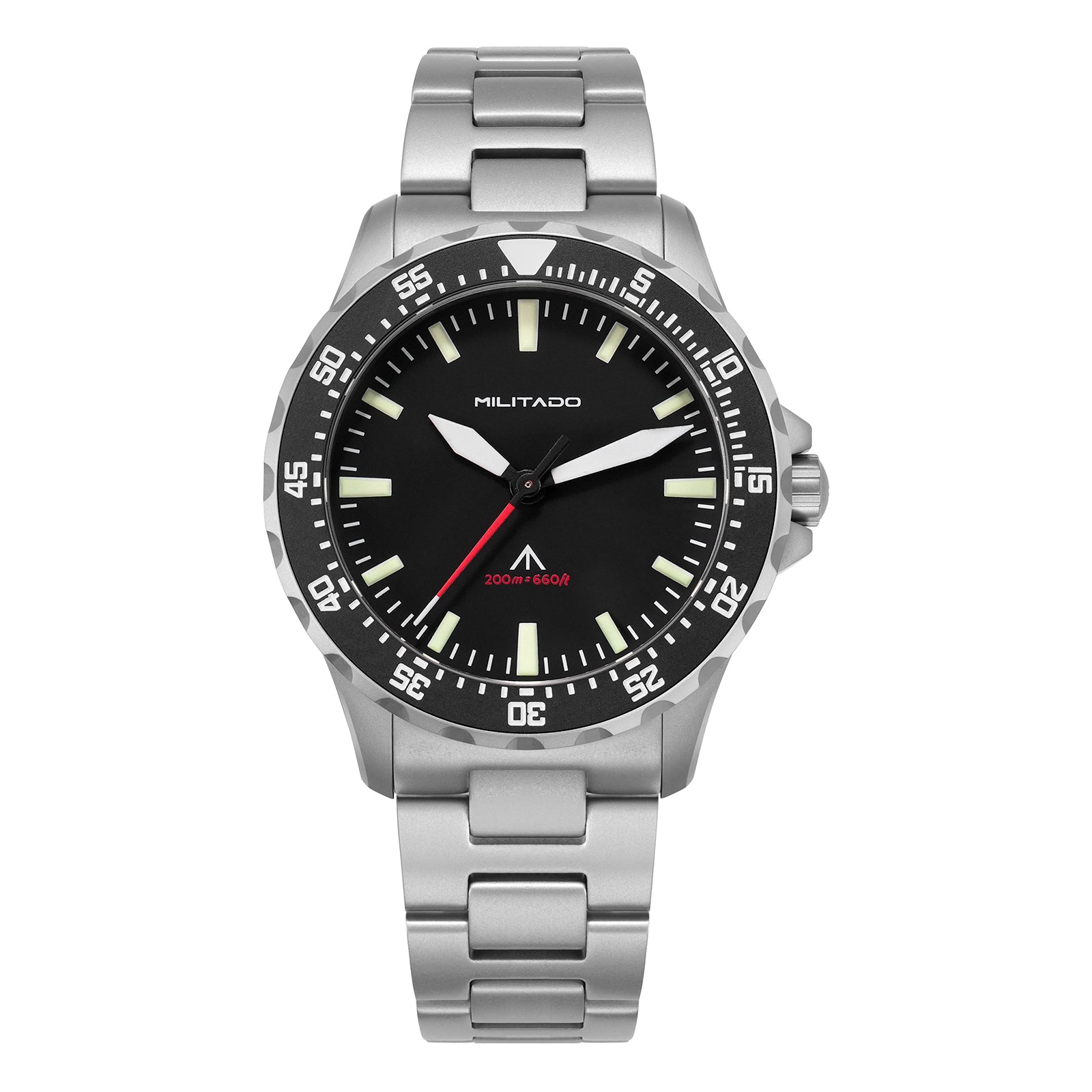 ★Hot Selling★Militado 39mm Dive Watch Sapphire Crystal Military Watch ML16
