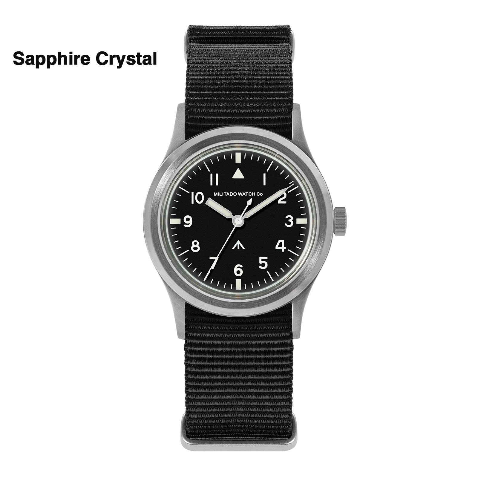 Militado 36mm Retro Military Watch VH31/VH65 Sweeping Hand ML14 V2