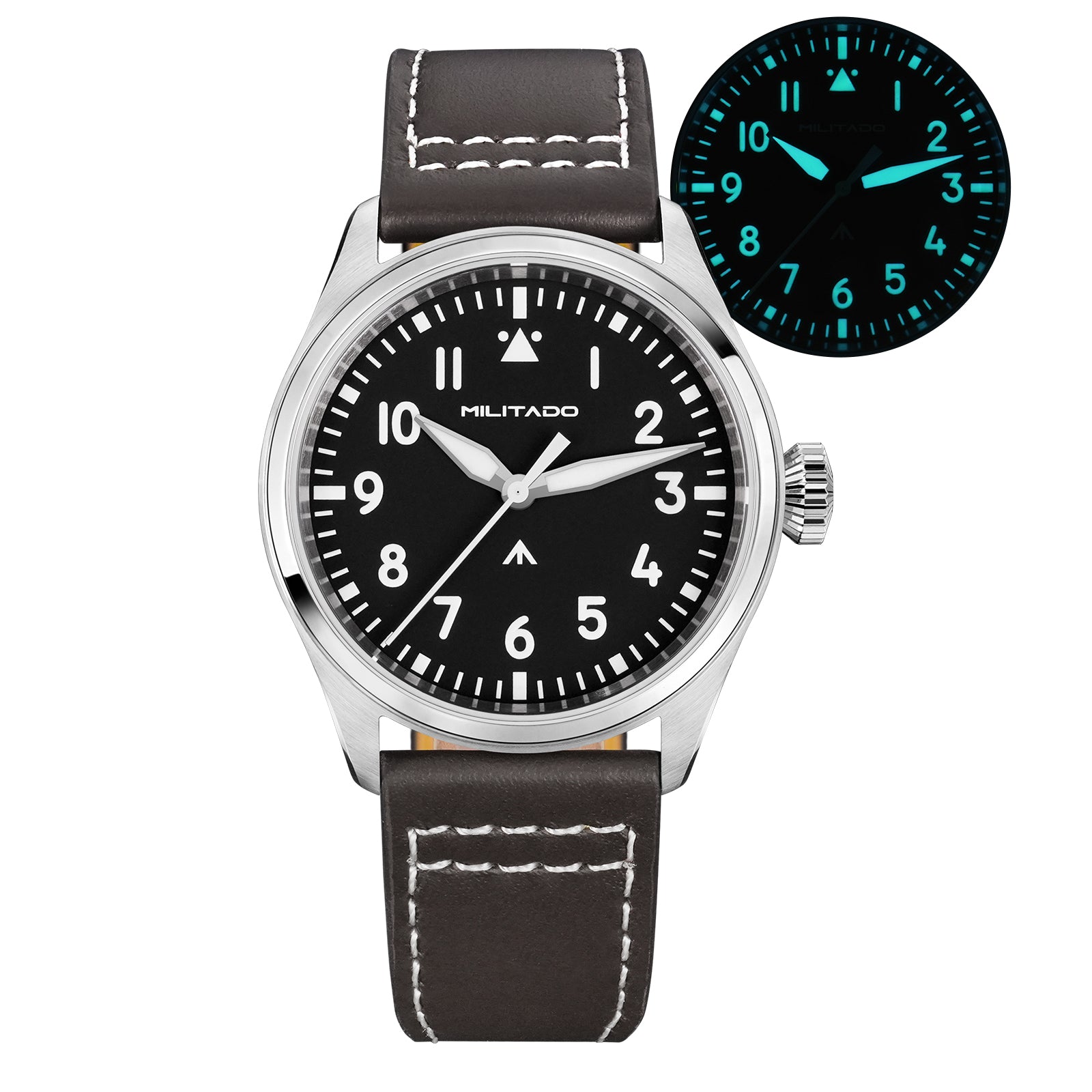 ★EarlyBird★Militado 37mm Pilot Watch ML21
