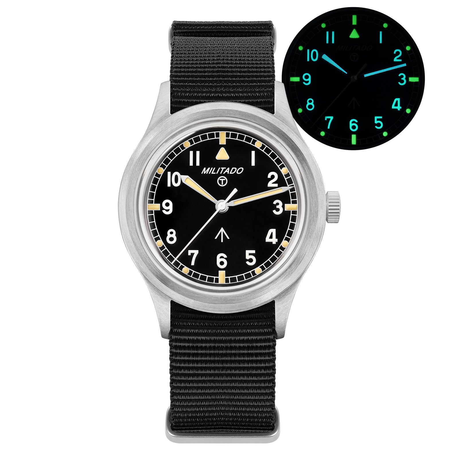 💥Mid-Year Sale💥Militado 36mm Military Watch 6B Inspired Field