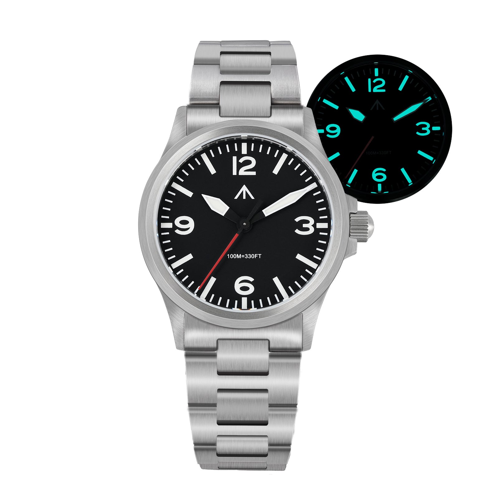 💥Mid-Year Sale💥Militado 36mm Field Watch VH31 Sweeping Movt Men