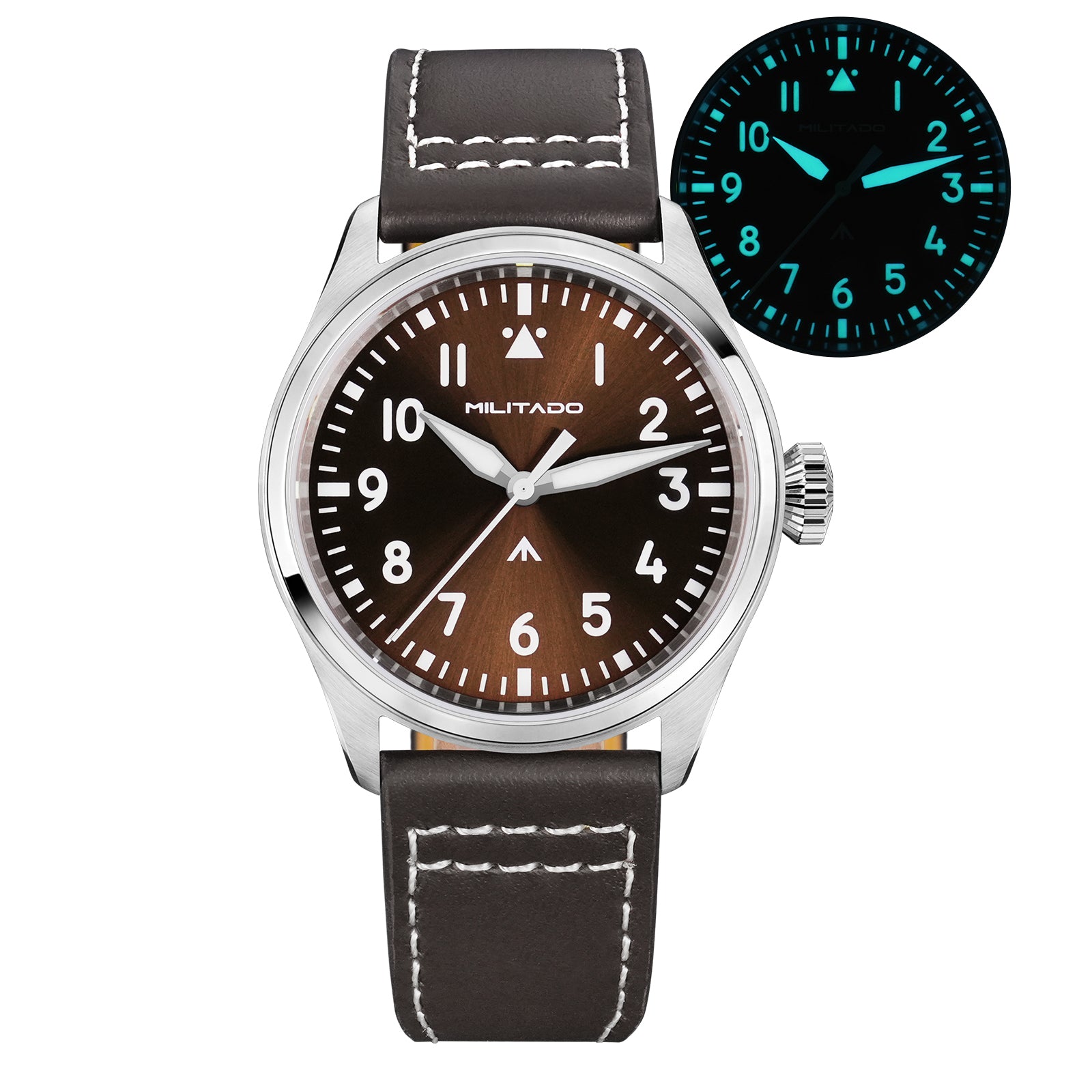 ★EarlyBird★Militado 37mm Pilot Watch ML21