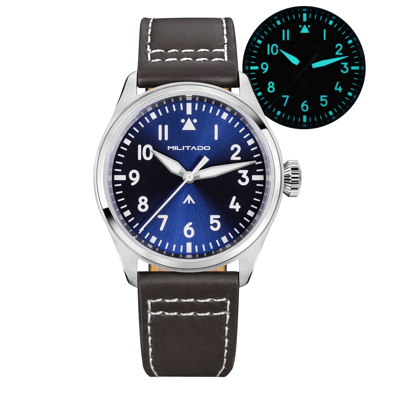 ★EarlyBird★Militado 37mm Pilot Watch ML21