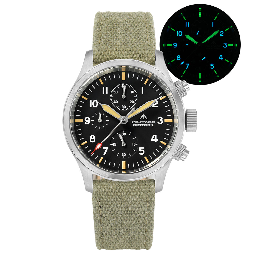 Militado Retro 39mm Chronograph Watch ML1868-3