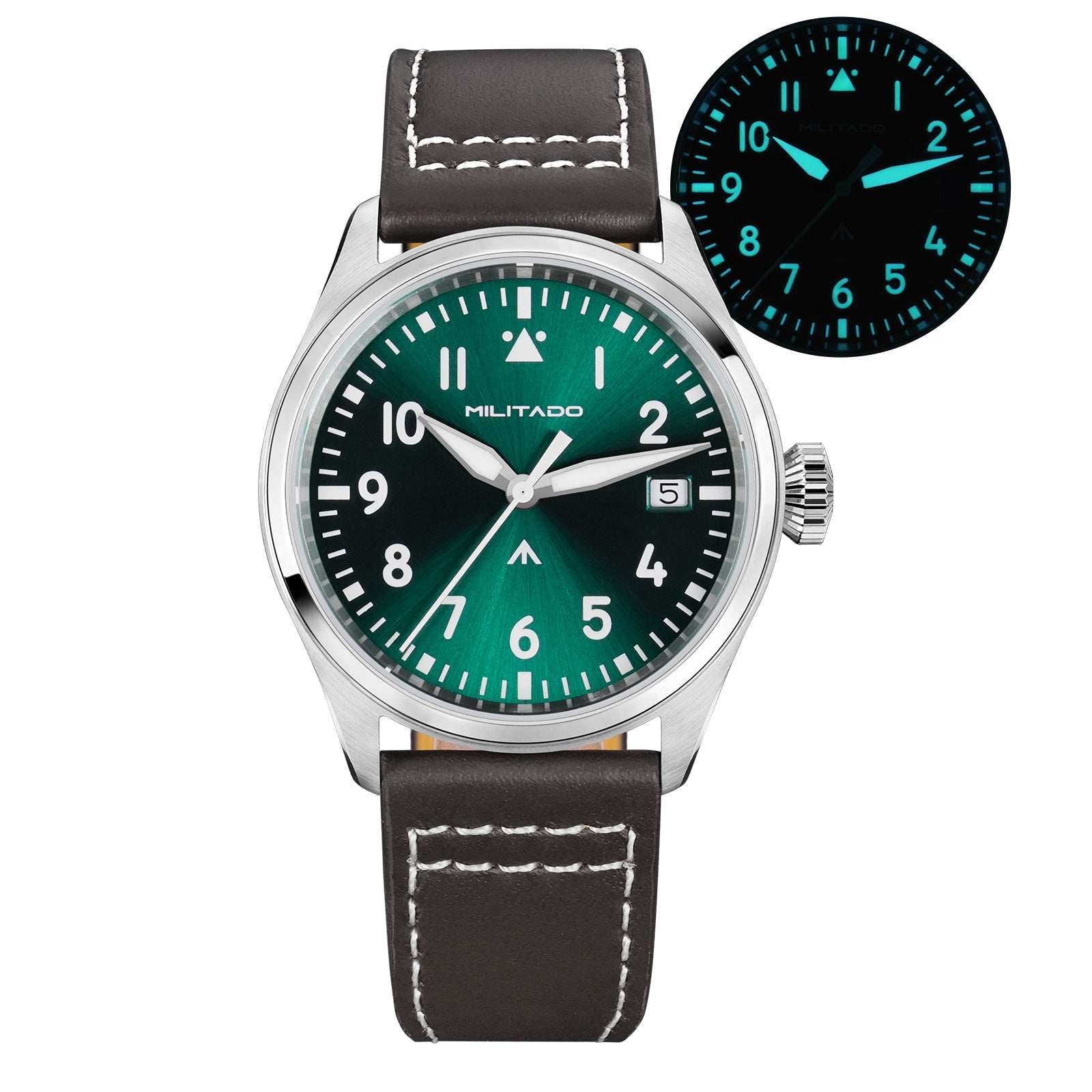 ★EarlyBird★Militado 37mm Pilot Watch ML21