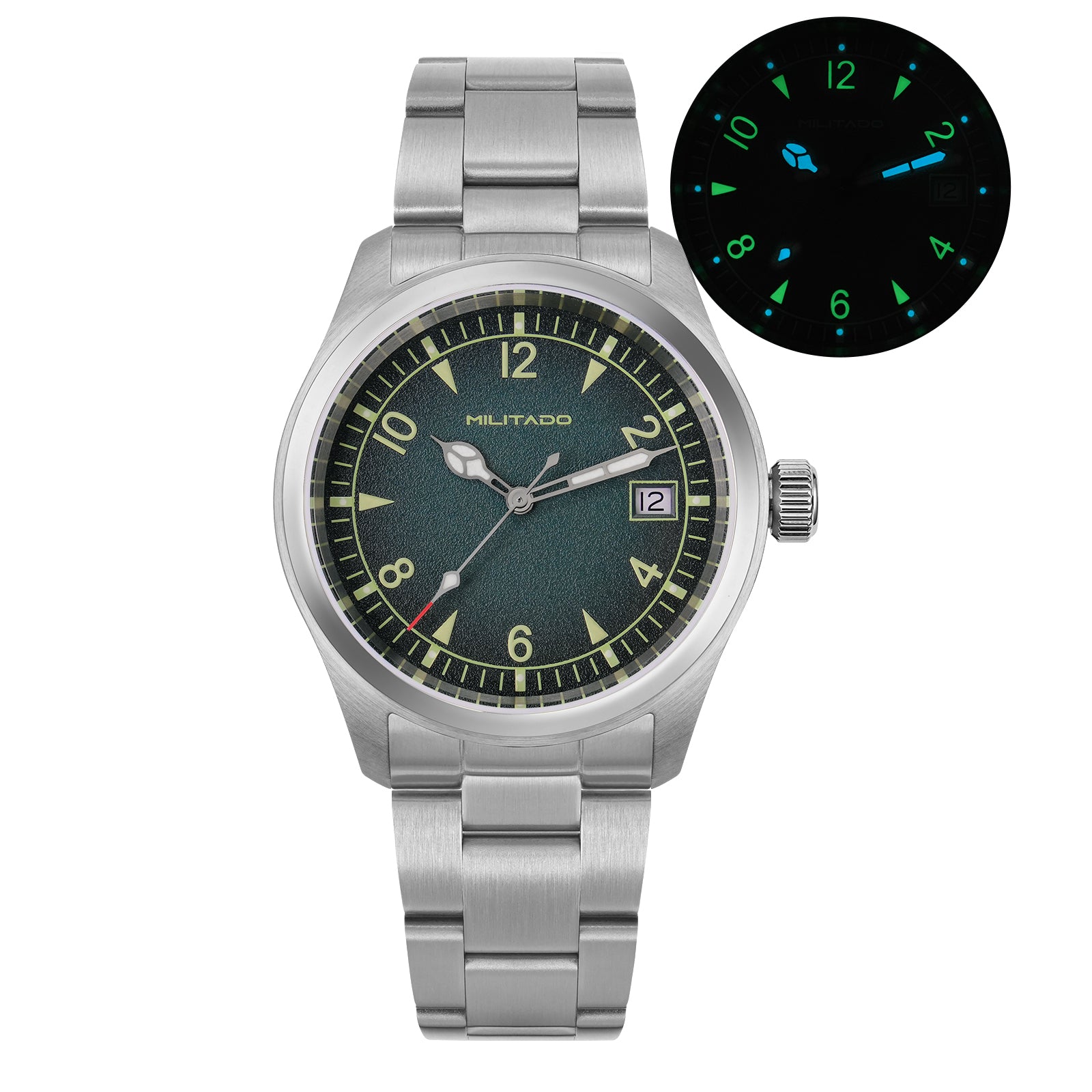 ☆11.11 Sale☆Militado 38mm Military Watch Vintage Field Watch 369