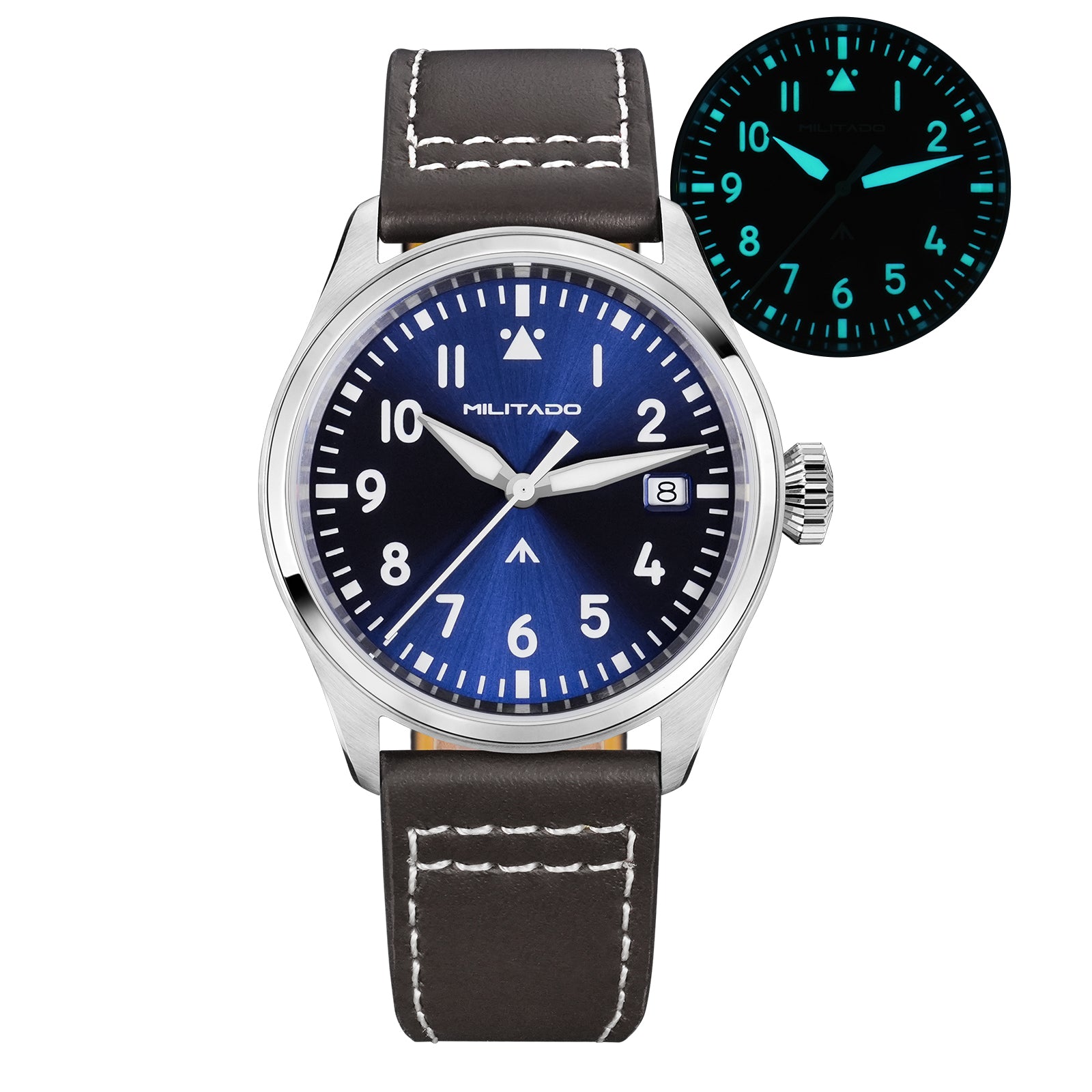 ★EarlyBird★Militado 37mm Pilot Watch ML21