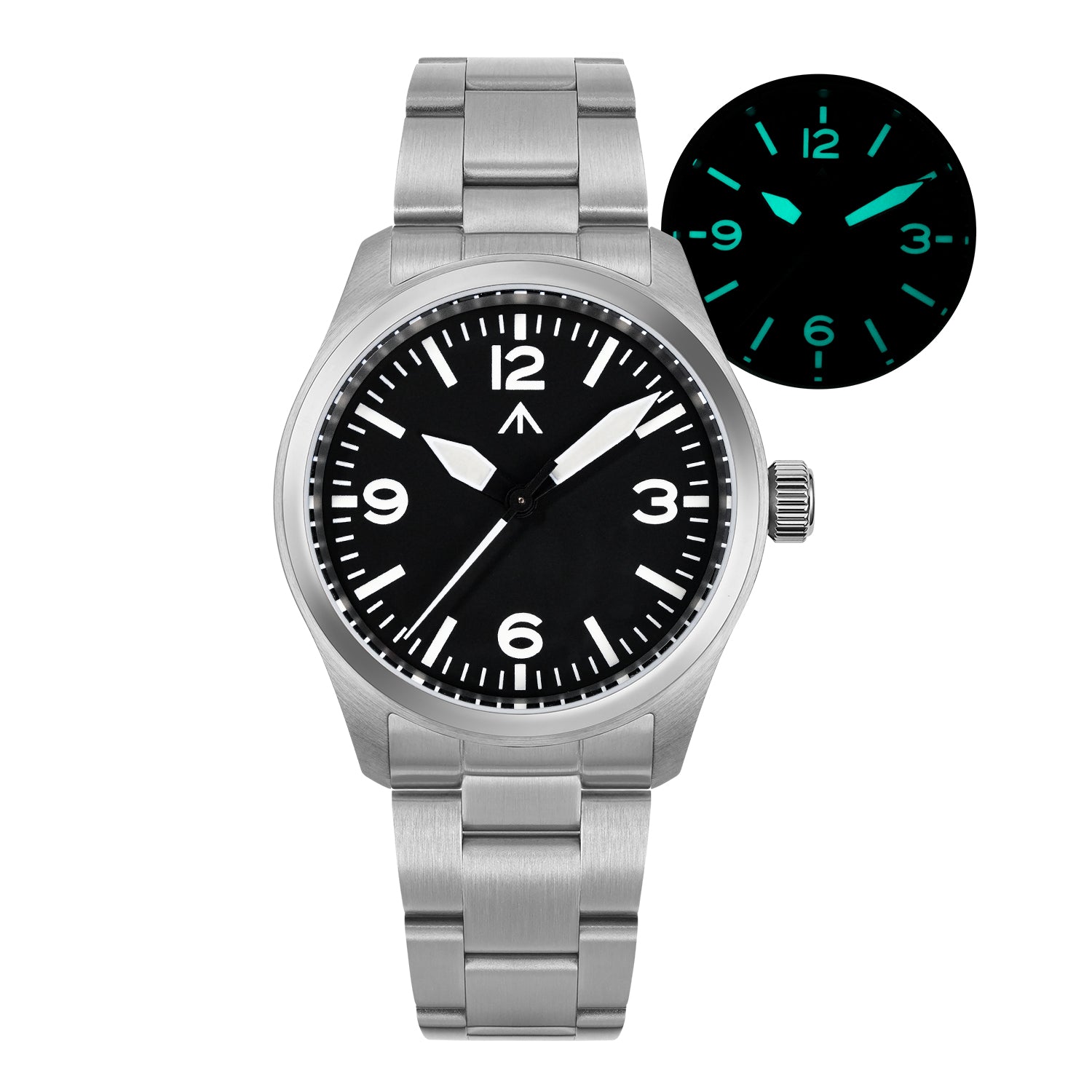 Militado 38mm Military Watch Vintage Field Watch 369 Dial ML08