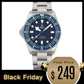 ★Black Friday★IXDAO Titanium 39mm LHD Automatic Dive Watch