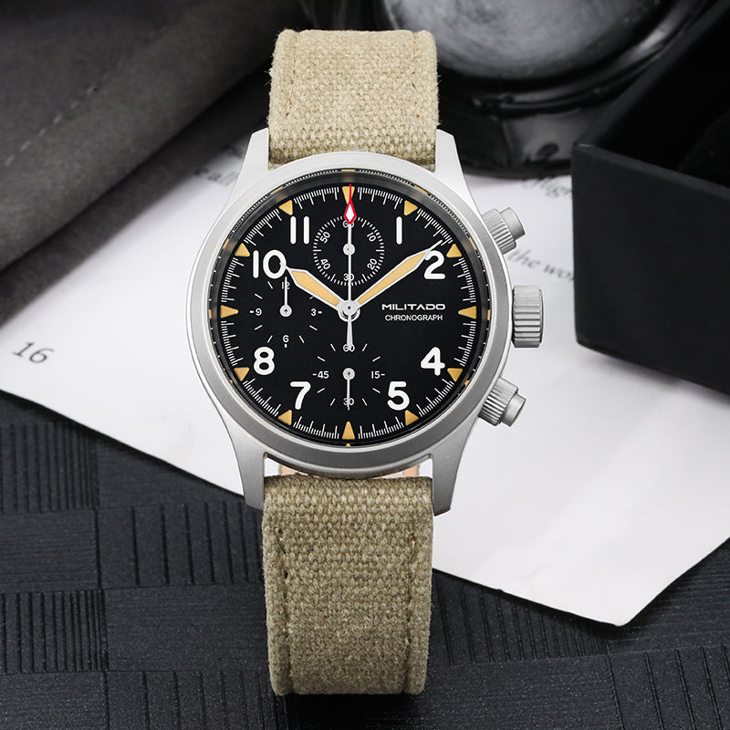 Militado Field watches 39mm Pilot Watch 