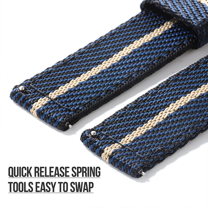 Militado Nylon Canvas Strap Watchband 20mm