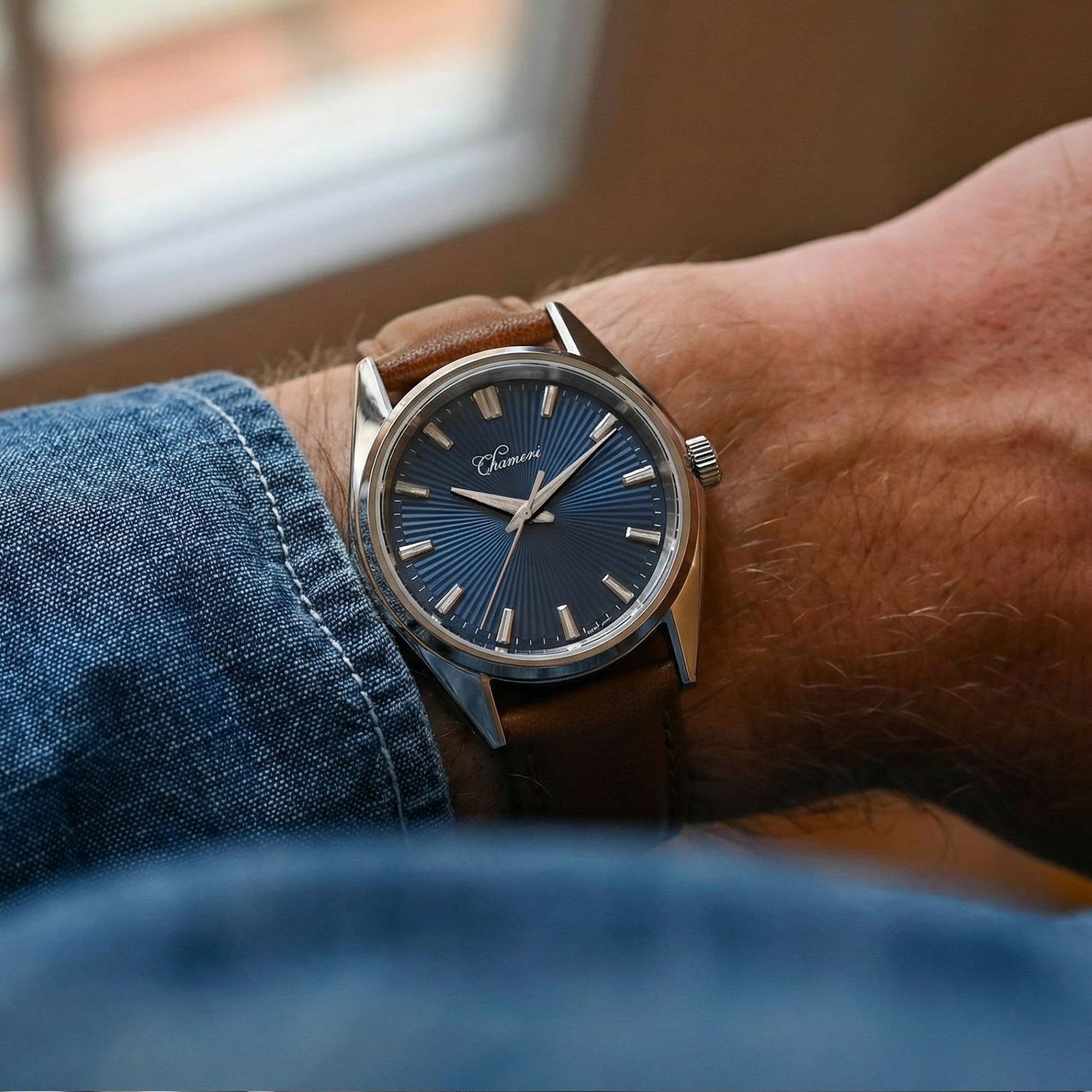 ★Oferta navideña★Chameri GS Reloj para hombre VH31 Reloj de cuarzo