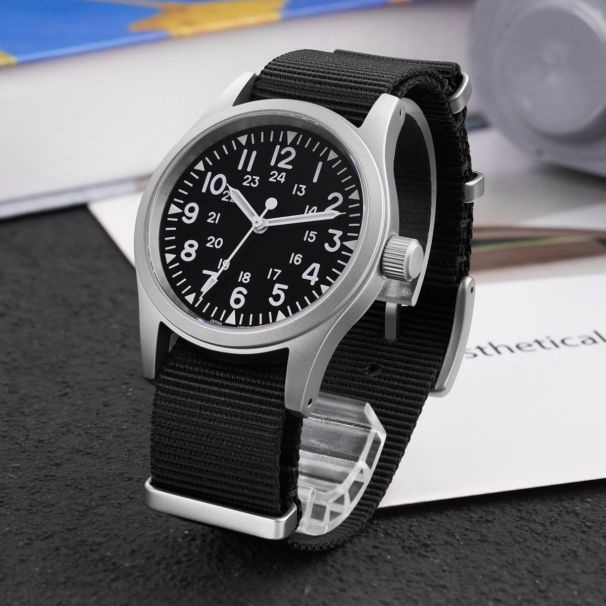 Militado 38mm Field Watch 2035 Movt Military Watch ML05B
