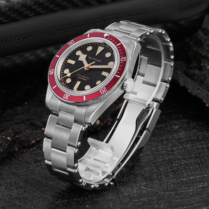 Militado 38mm NH35 Automatic BB58 Retro Watch ML06