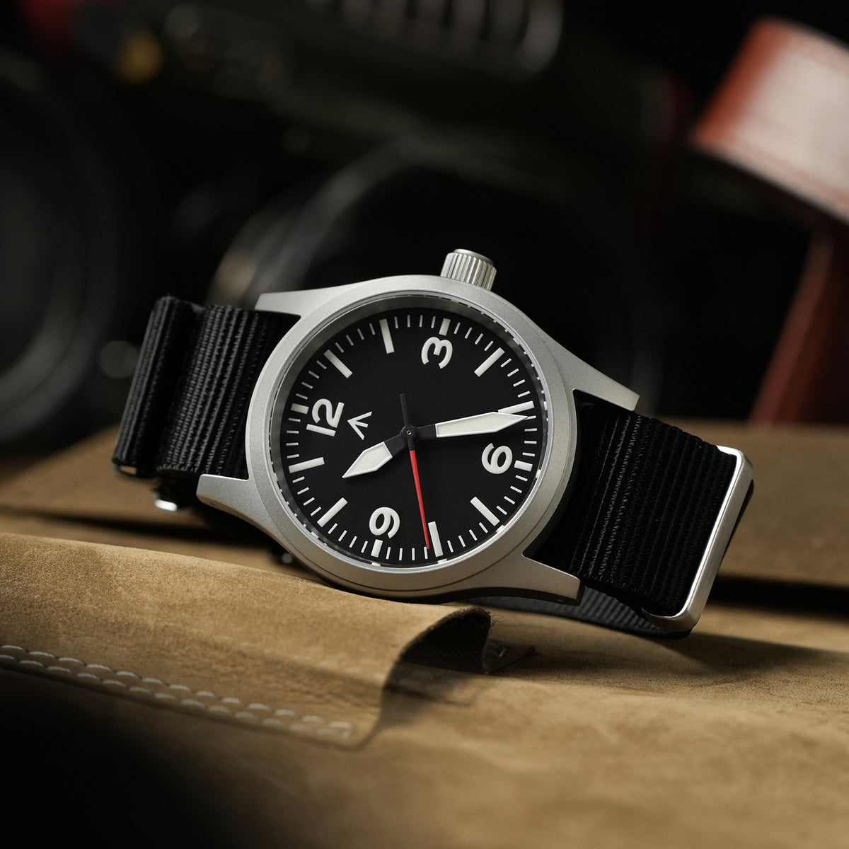 Militado 38mm Field Watch 2035 Movt Military Watch ML05B