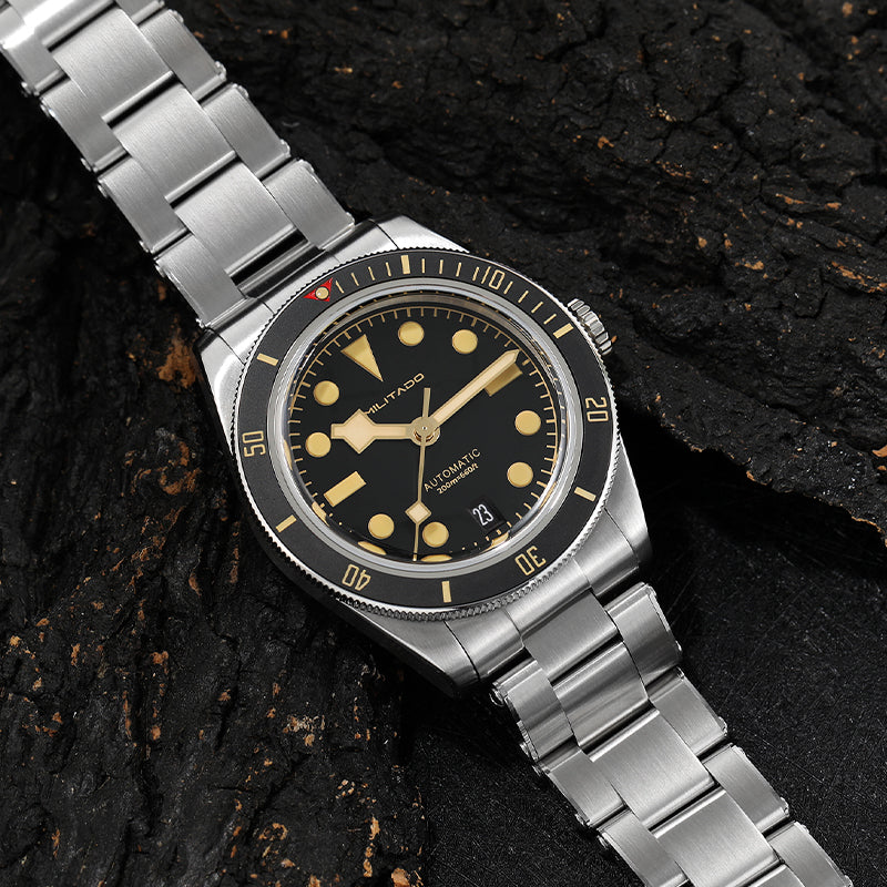 Militado 38mm NH35 Automatic BB58 Retro Watch ML06