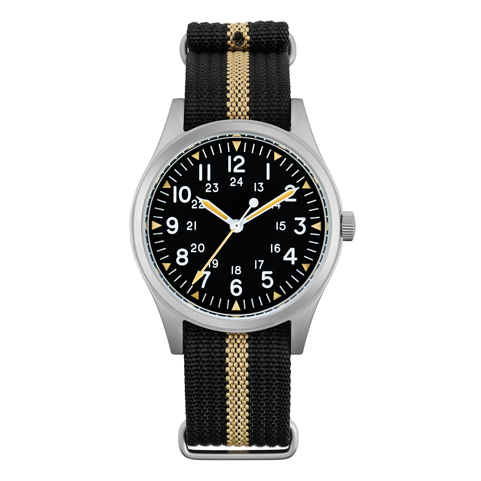 ★SuperOfertas ★Militado 36mm Reloj militar de campo color caqui