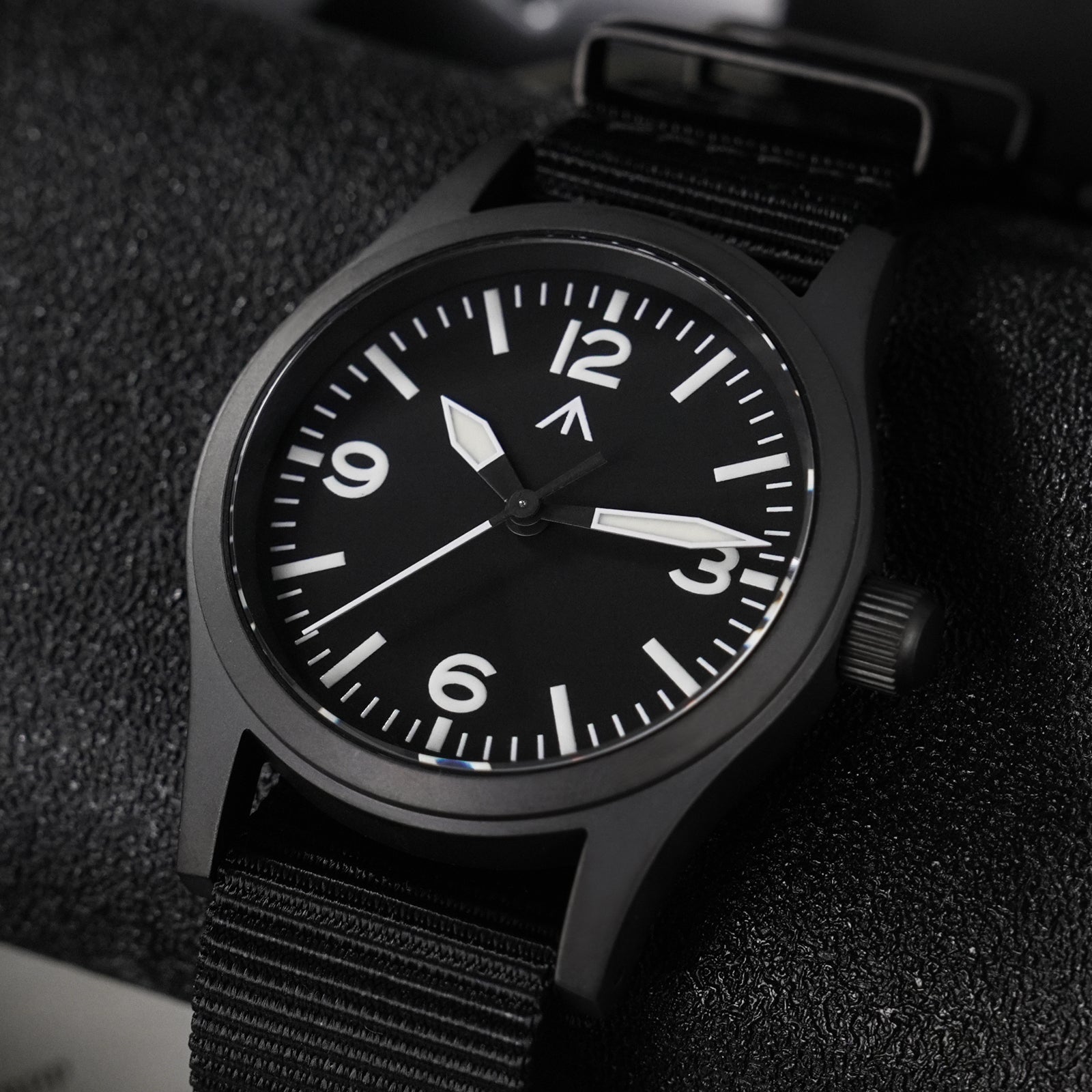 💥Spring Sale💥Militado VH31 Vintage Military Watch ML05 Black PVD