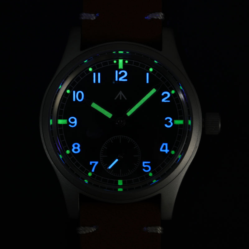 ★Black Friday★Militado 36mm D12 Quartz Vintage Field Watch