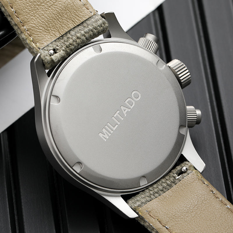 ★Black Friday★Militado Retro VK67 Quartz Chronograph Watch-3 Dial