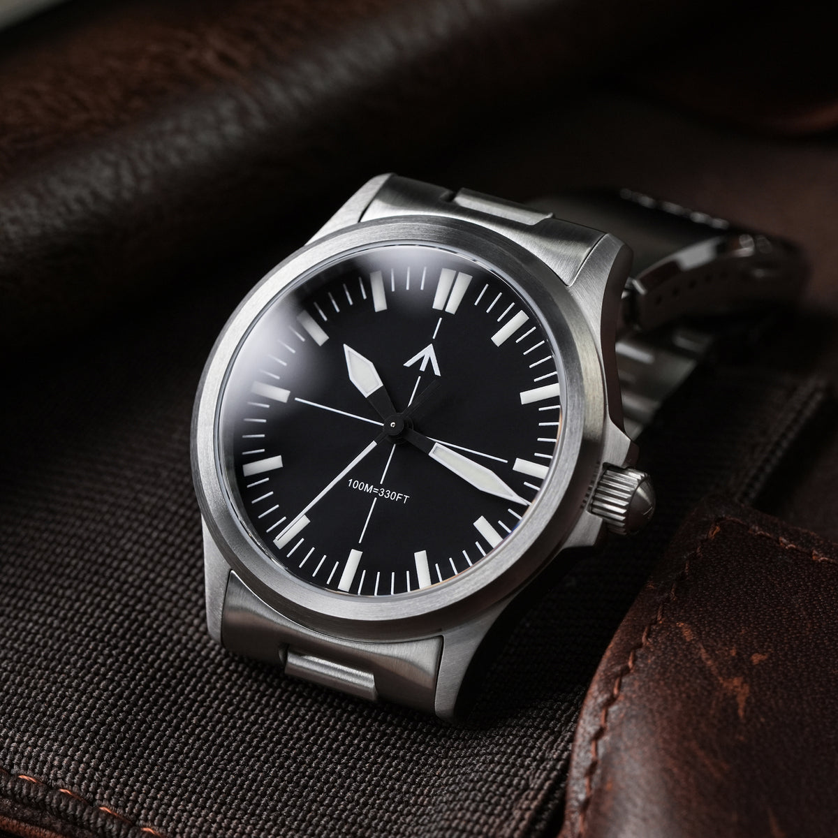 Militado 36mm Field Watch VH31 Sweeping Movt Men Watch ML18