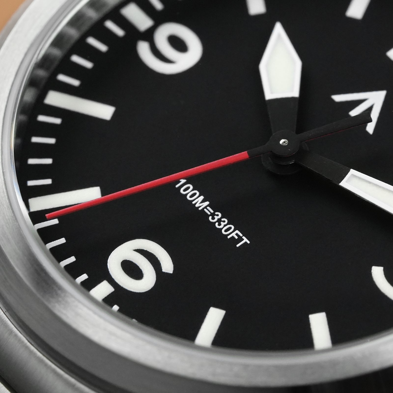 ★SuperOfertas ★Militado 38mm Reloj militar de campo con cristal de zafiro ML05