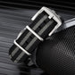 Leather Nylon Canvas Strap Watchband 20mm 22mm
