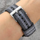 Leather Nylon Canvas Strap Watchband 20mm 22mm