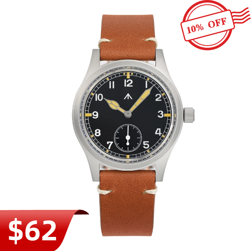 Militado 36mm D12 Quartz Vintage Field Watch V2 Version