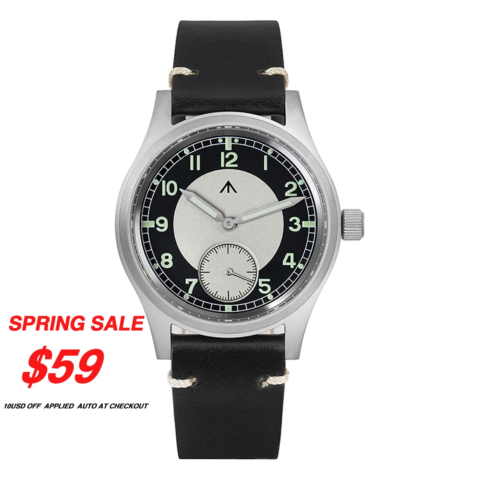💥Spring Sale💥Militado 36mm Dirty Dozen Watch Tuxedo Heritage Watch D12