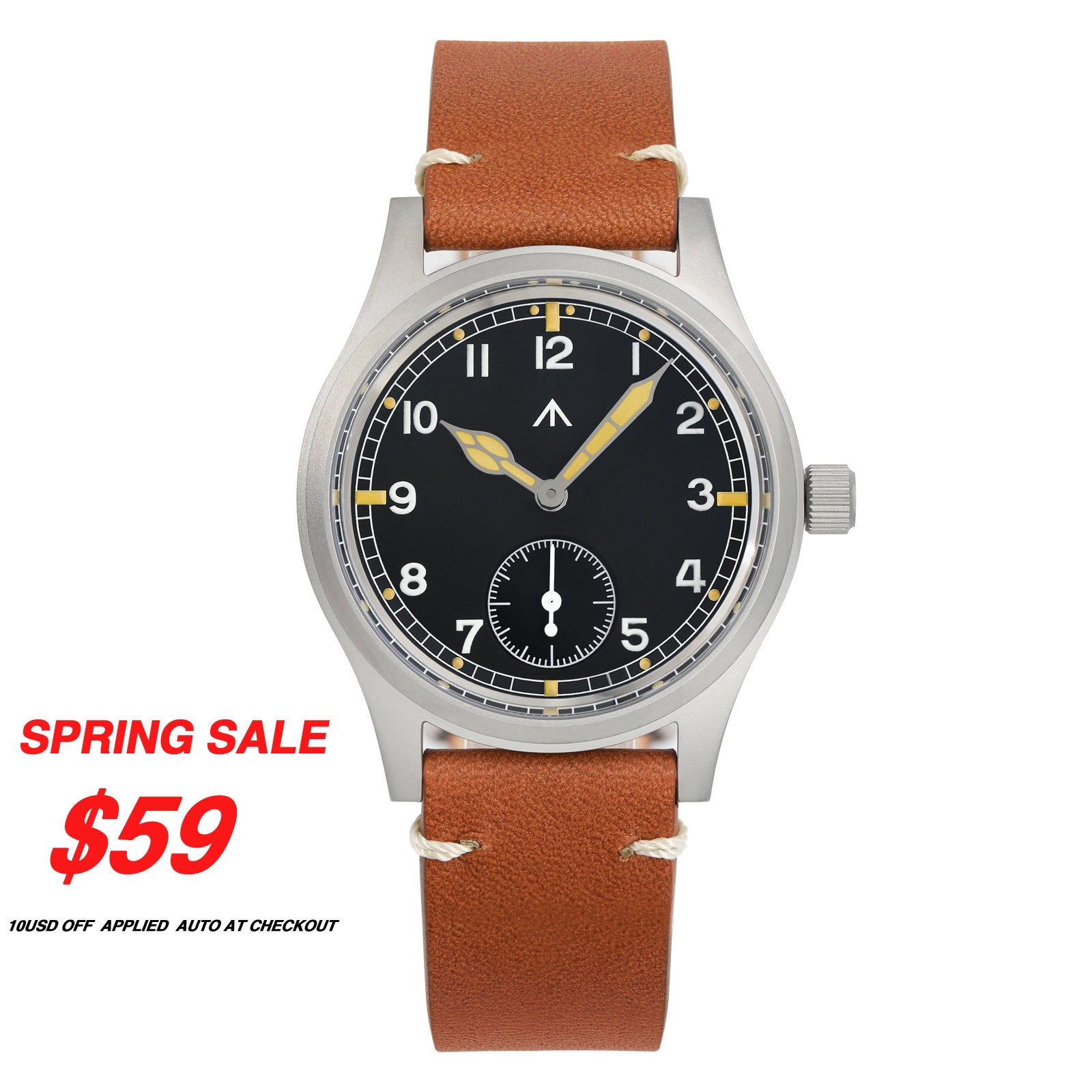 💥Spring Sale💥Militado 36mm D12 Quartz Vintage Field Watch V2 Version