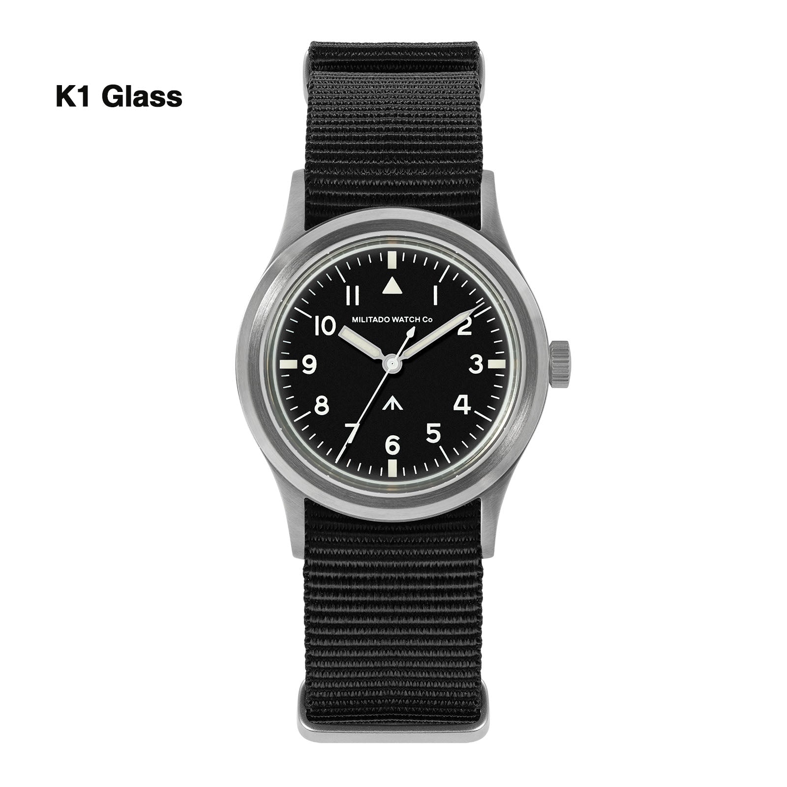 Militado 36mm Retro Military Watch VH31/VH65 Sweeping Hand ML14 V2