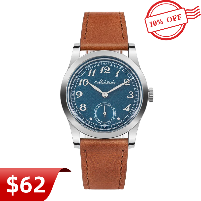 Militado 36mm Sapphire Crystal VD78 Quartz Watch ML01