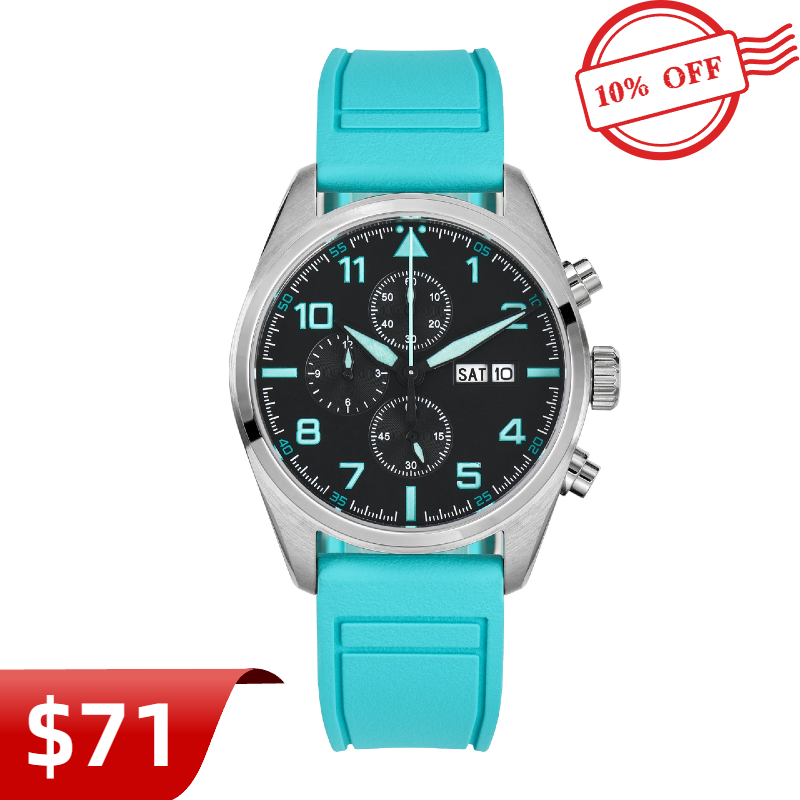 Militado 39mm Vintage Chronograph Quartz Watch ML04
