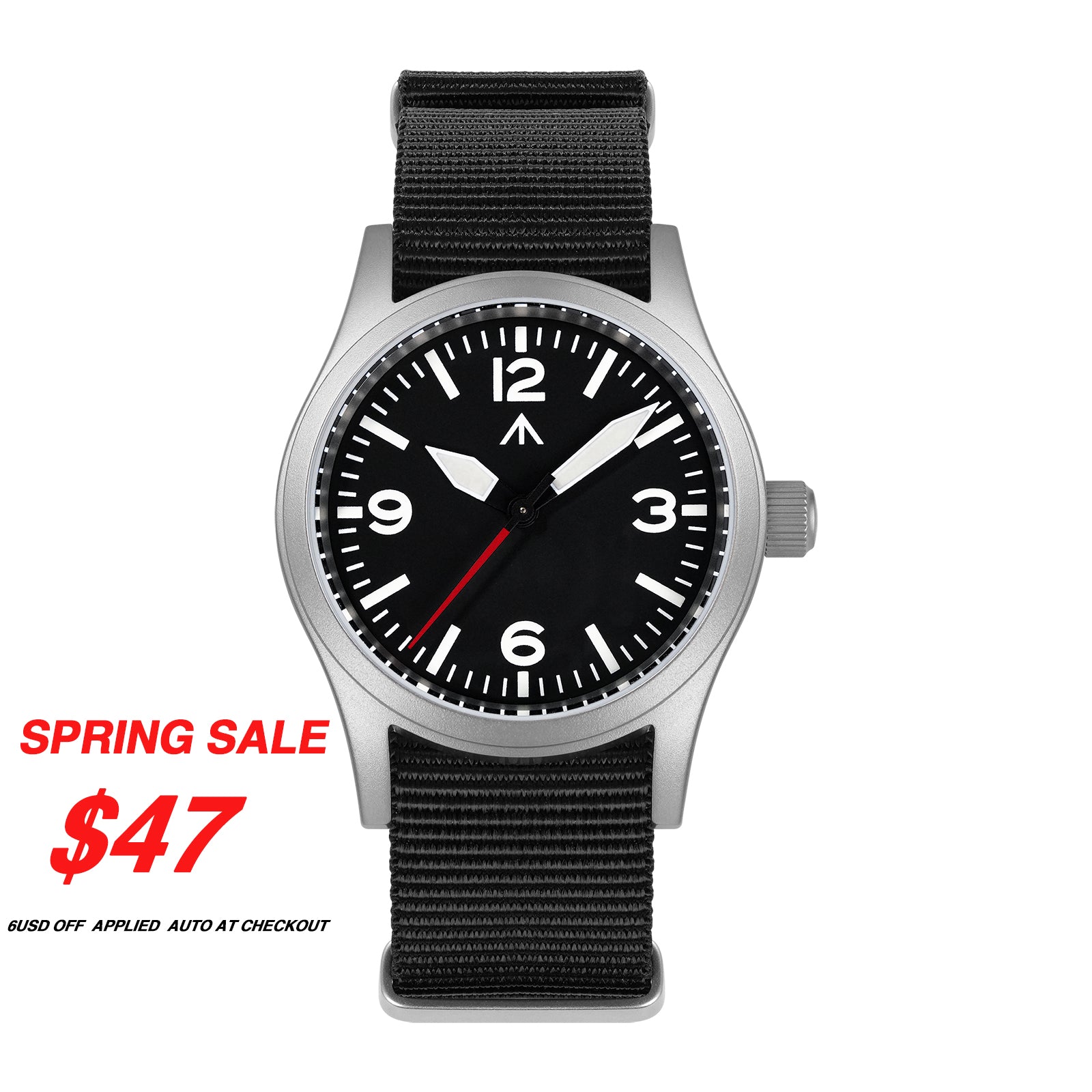 💥Spring Sale💥Militado 38mm Field Watch ML05 369 Dial