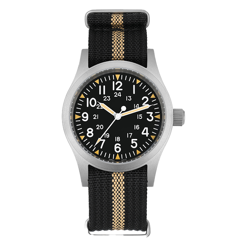 Militado 38mm Sapphire Crystal Field Military Watch ML05