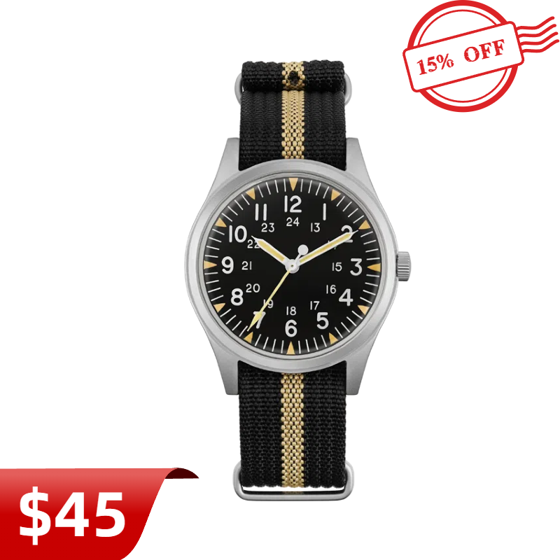 ★SuperOfertas ★Militado 36mm Reloj militar de campo color caqui