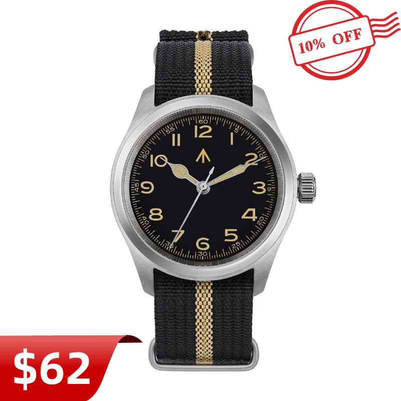 Militado 38mm Retro VH31 Military Watch ML08