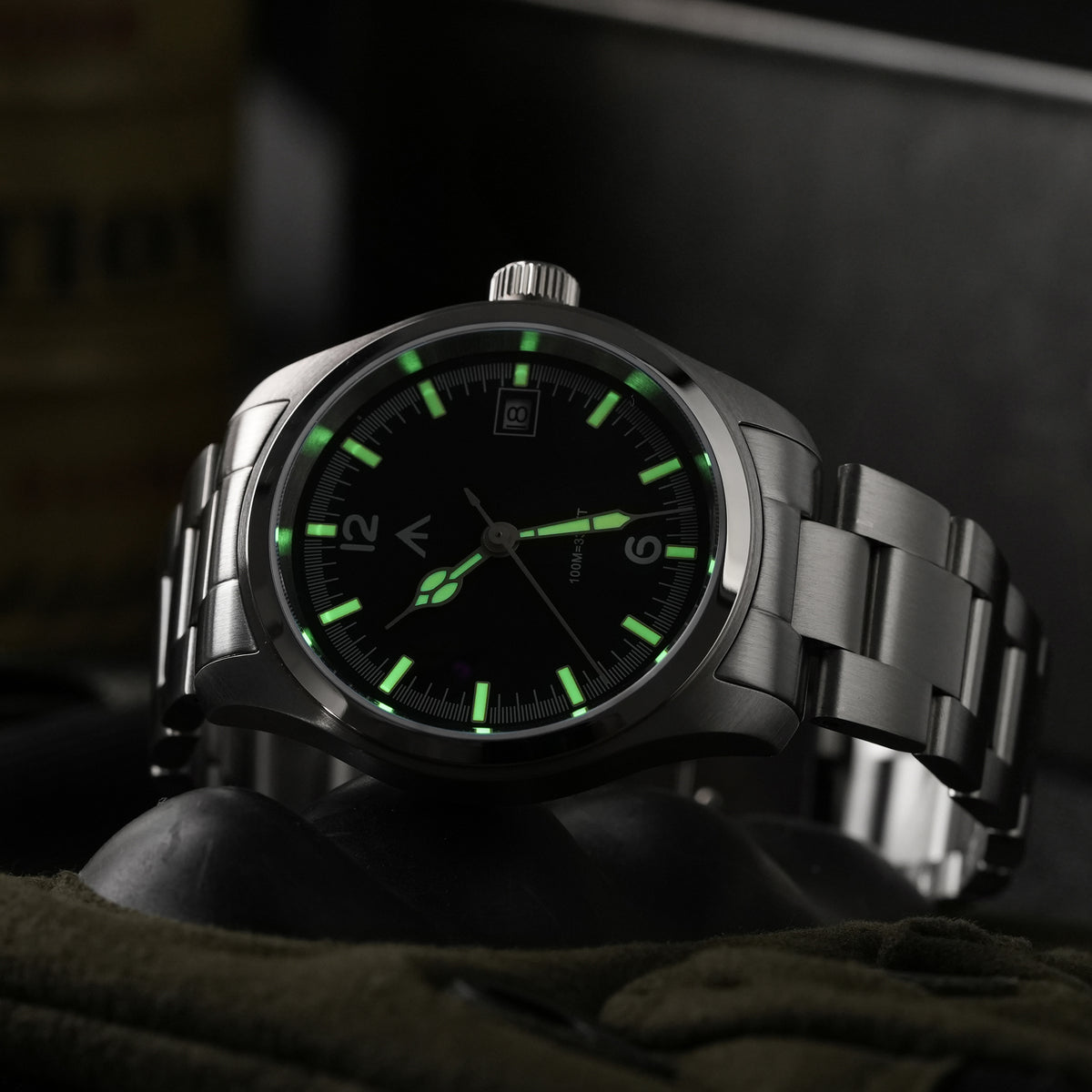 💥New Released💥Militado 38mm Field Watch Ronda 515 Movt Watch ML08