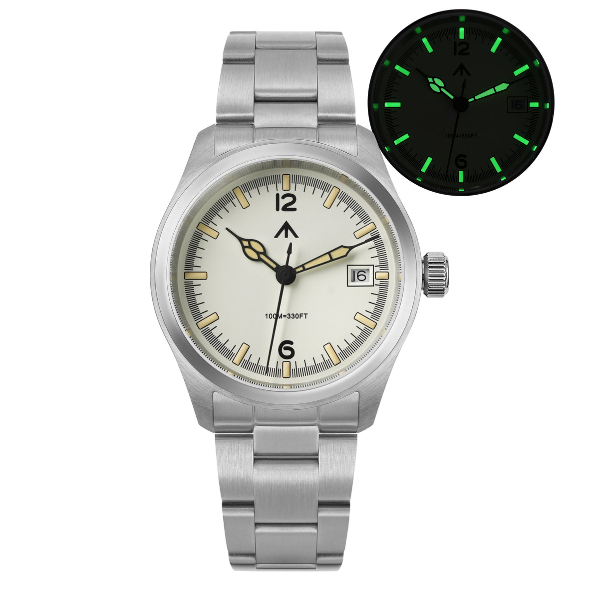 💥New Released💥Militado 38mm Field Watch Ronda 515 Movt Watch ML08