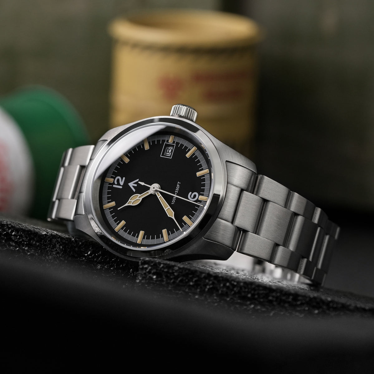 💥New Released💥Militado 38mm Field Watch Ronda 515 Movt Watch ML08