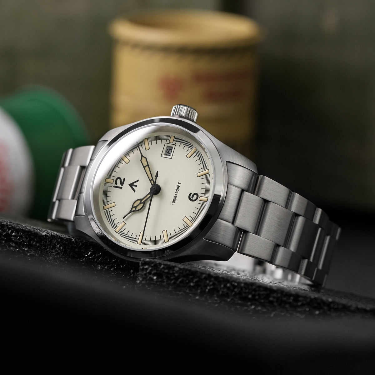 💥New Released💥Militado 38mm Field Watch Ronda 515 Movt Watch ML08
