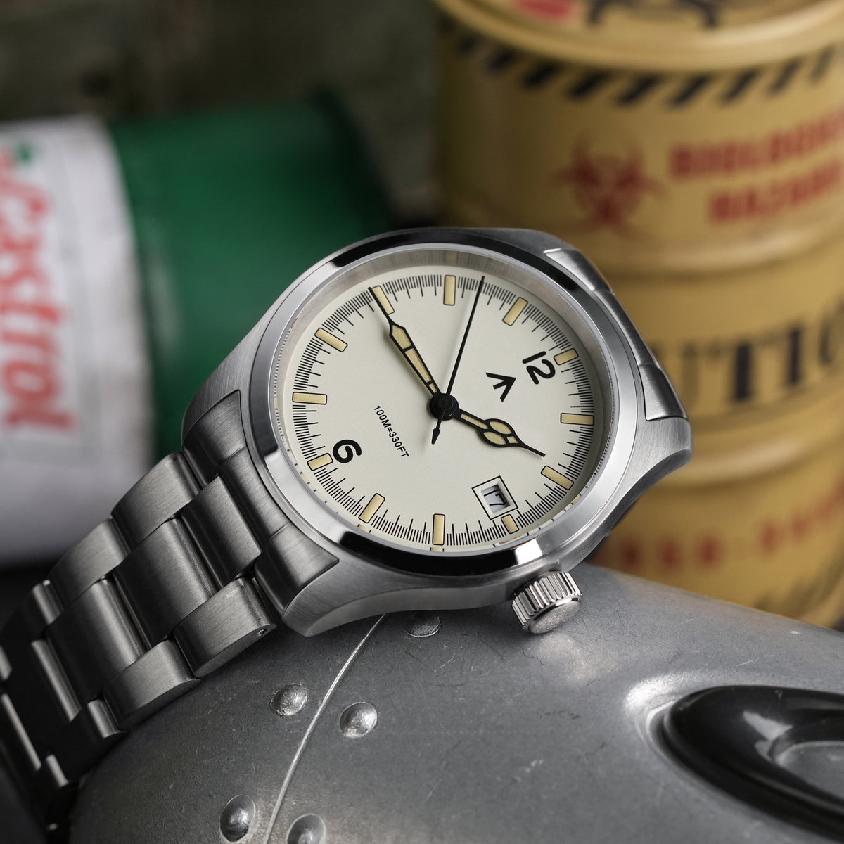 💥New Released💥Militado 38mm Field Watch Ronda 515 Movt Watch ML08