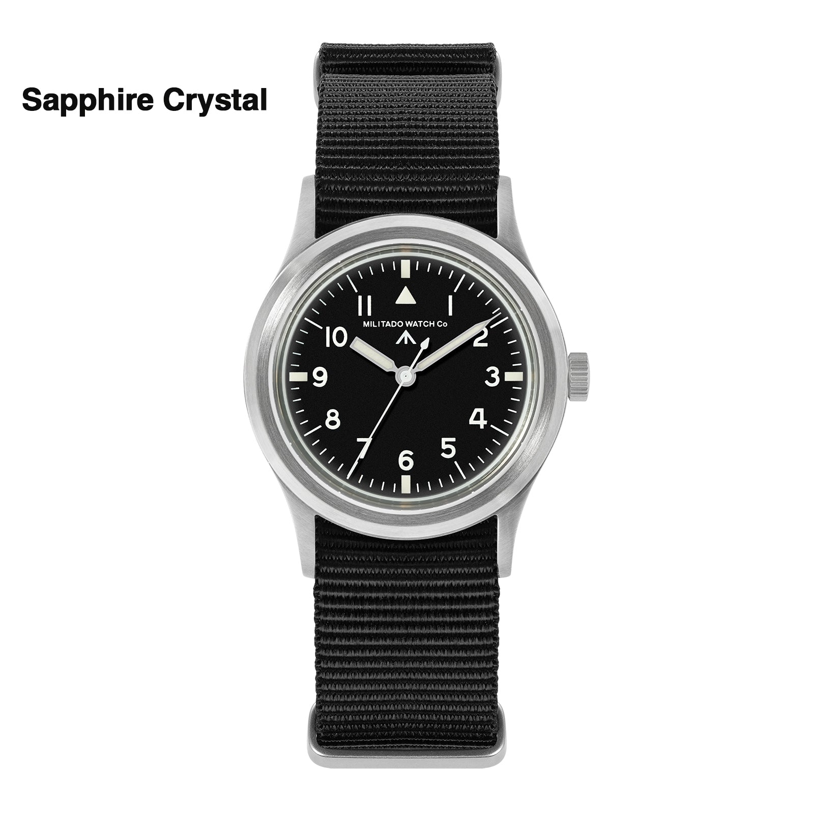 Militado 36mm Retro Military Watch VH31/VH65 Sweeping Hand ML14 V2
